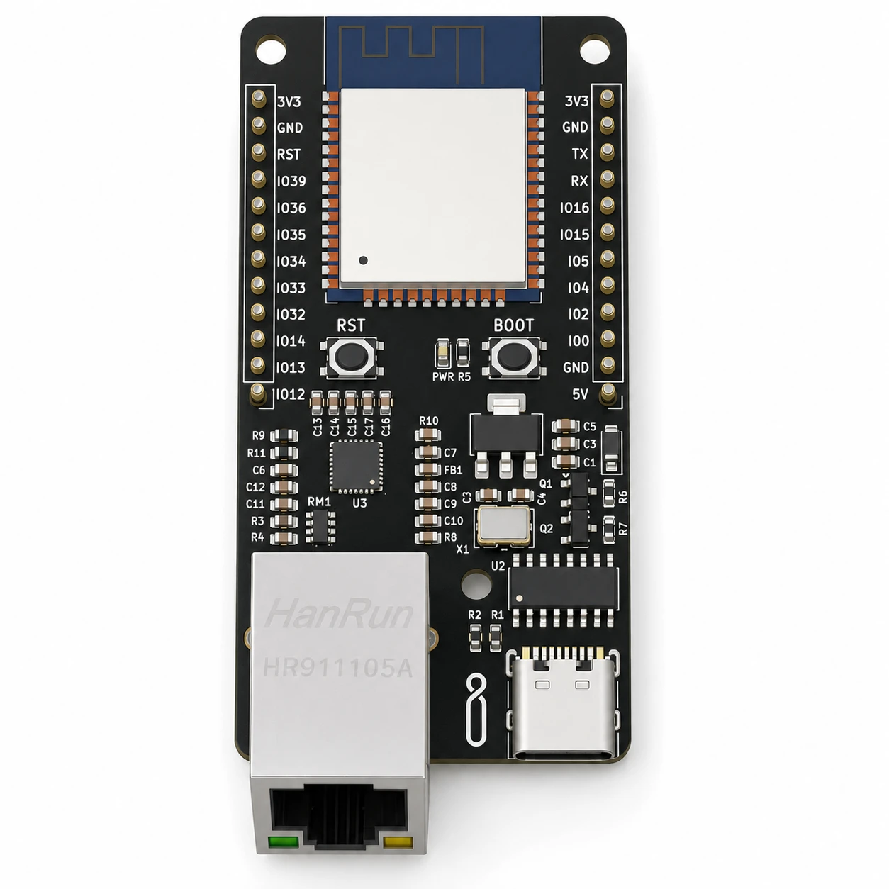ESP32 Ethernet Devboard geliştirme kartı ürün görseli