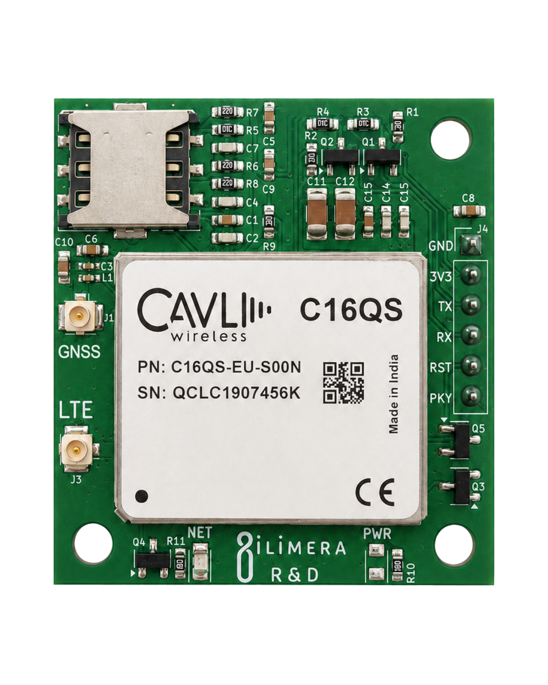 CAVLI GSM/LTE Devboard geliştirme kartı