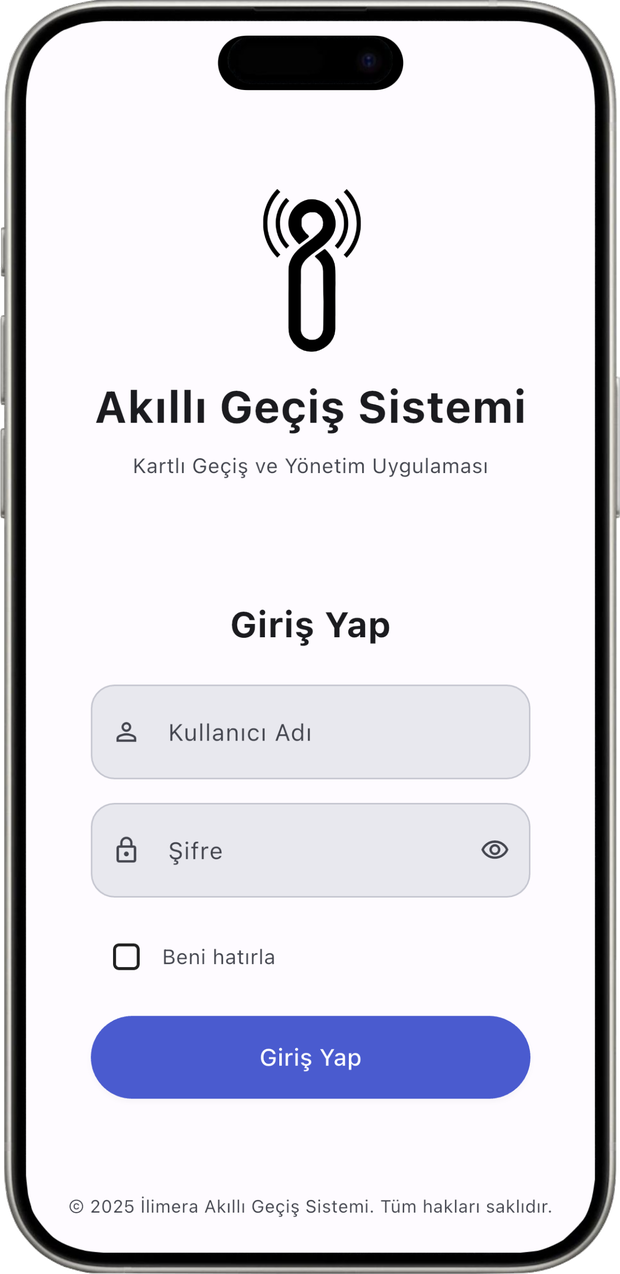 İLİMERA AGS mobil uygulama ekranı