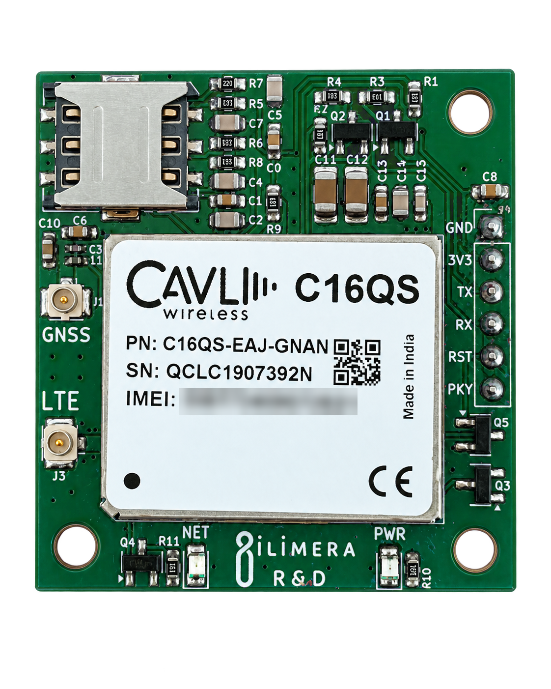 CAVLI GSM/LTE Devboard Dahili GPS
